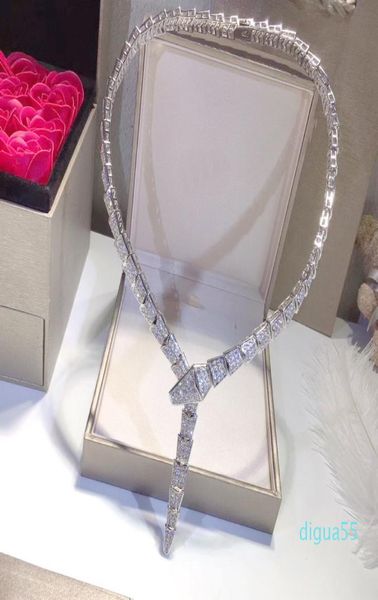 

choker prom wedding dress fashion lady women brass 18k gold plated setting full diamond shape wide chain dinner skeleton5884234, Golden;silver