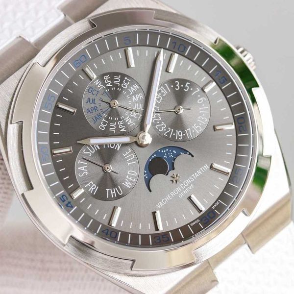 

designer classical wrist watch superb vc seaover moonphase watches for men agwp v3 factory cal.1120qp high-end quality automatic movement 43, Slivery;golden