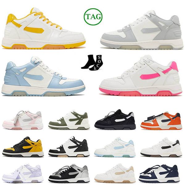 

women designer low out off office ooo casual sneakers leather balck white green pink light blue loafers platform mens blazer jogging trainer