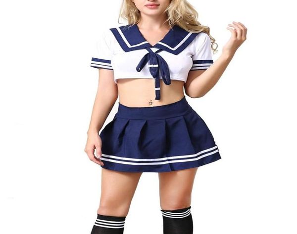 

schoolgirl outfit lingerie school girl costume with socks3879487, Black