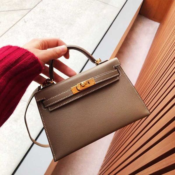

designer hemrres tote bag 2023 new carrie bag second generation mini spring and summer single shoulder diagonal handbag fashion network popu