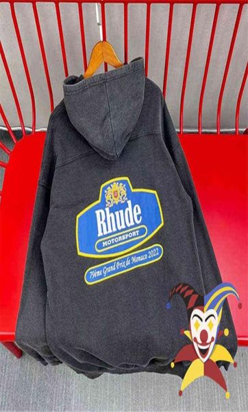 

men039s hoodies sweatshirts 2022fw hoodie men women 1 version washed black apricot pullover sweatshirts3229490
