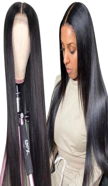 

100 blonde 613 hd with baby brazilian bone straight lace human raw natural hair wig37075113931350, Golden;white