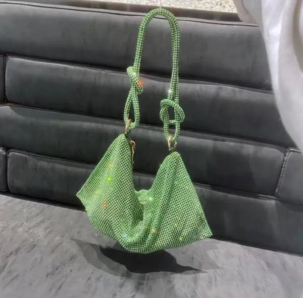 

shoulder bags luxury designer rhinestones evening clutch handle shining crystal dinner party wedding purses and handbag hobo