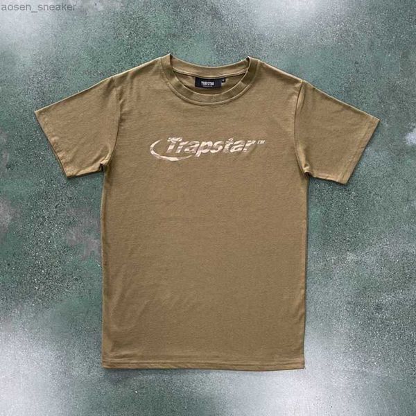 

mens trapstar summer short sleeve men women sweatshirt round neck t shirts 100% cotton printed tee pullover casual man loose t-shirt, White;black