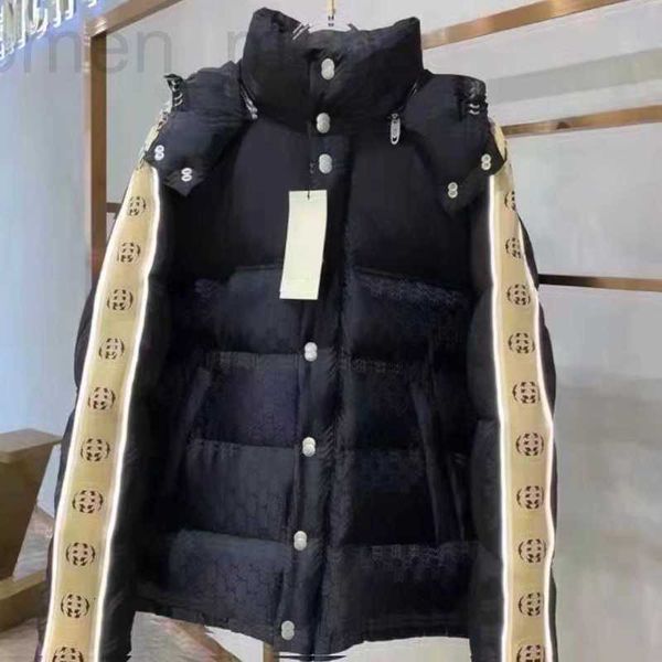 

women's down & parkas designer womens down jackets winter coats jacket parka removable hat quality feather ladies keep warm short hoode, Black