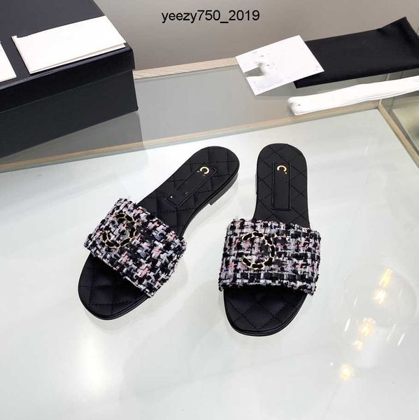 

fashion slides channel shoe footwear ccity women slippers designer sandals outdoor beach summer shoes xll2 luxury