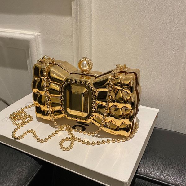 

evening bags bow for women 2023 hip hop small purse fashion party crossbody bag luxury mobile phones cute woman shoulder 230711