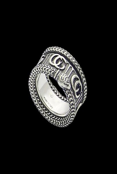 

g letter stereo king ring retro gold lovers stripe012343016695, Golden;silver