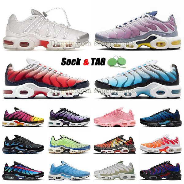 

tn plus new running shoes triple white sunrise violet dust womens mens trainers terascape tune midnight navy fff atlanta requin utility util