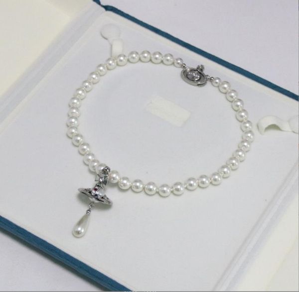 

pendant necklaces european and american fashion designer brand jewelry new water drop pearl necklace fashion gentle, Silver