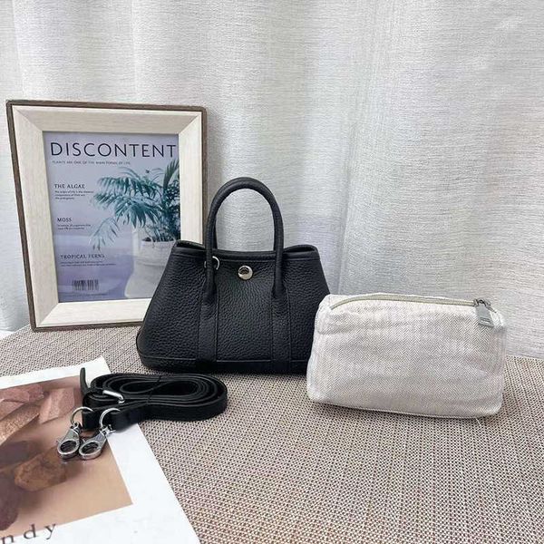 

garden party bags designer women's bag small leather messenger mini high end tote head layer cowhide liner 1o8ko