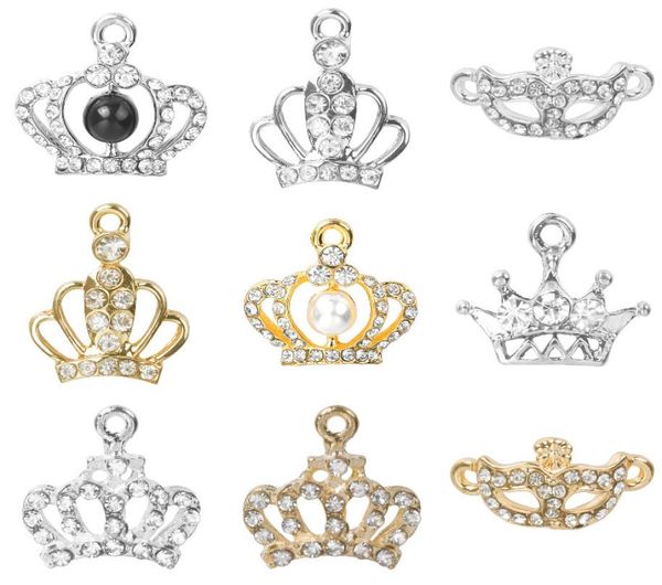 

20pcslot dancing mask charms rhinestones crown floating pendant dangle charms diy accessory fit for floating locket jewelrys3796449, Bronze;silver