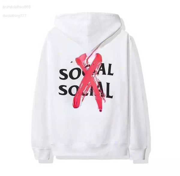 

men t shirt new hip hop brand assc hoodie cross powder plush loose pullover jackets fashion goes with everything2023, Black