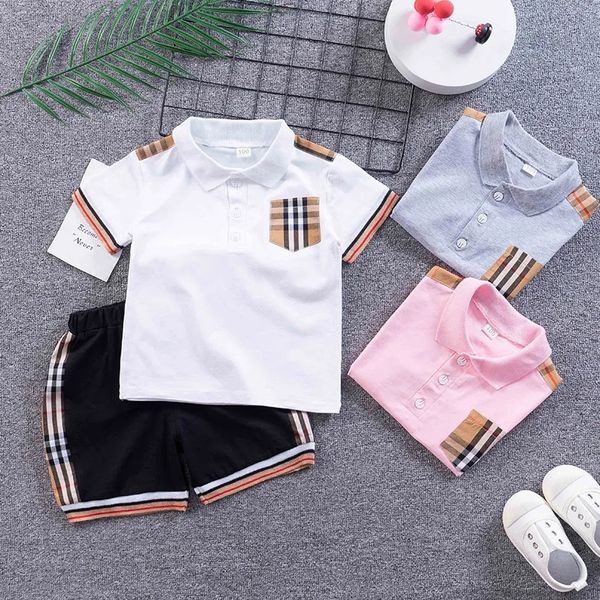 

0-5 years summer boy clothing set 2023 new casual fashion active cartoon t-shirt and pant kid children baby toddler clothes, Pink;blue