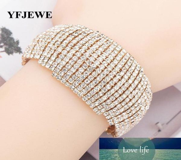 

new design rhinestone crystal bracelets for women rhinestone crystal big bracelets bangles wedding gift jewelry b1573716003, Black