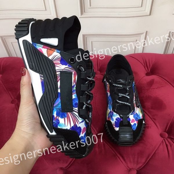 

casual shoes designe womens running shoes platform women men for leather sneaker trainer trainers triple white sneakers hc210815, Black