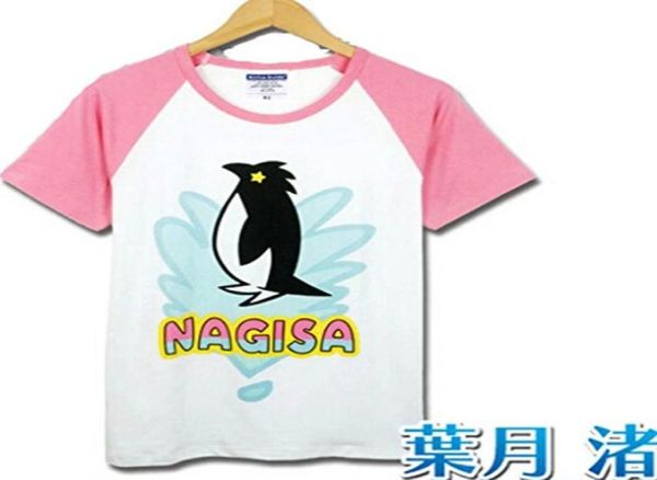 

iwatobi swim club nagisa cotton tshirt cosplay costume tshirt5004661, Black;red