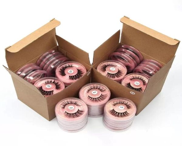 

lash mink lashes in bulk 3d eyelash natural long fake fluffy wispy soft thick handmade circle packing good and quality6117830