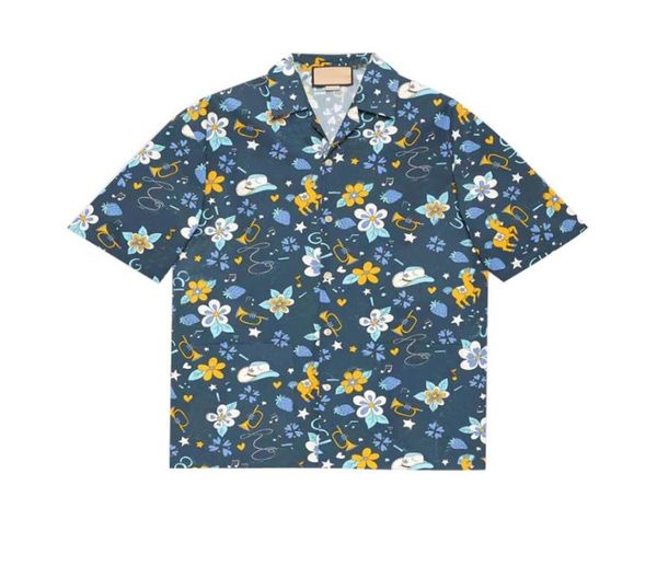 

new summer luxury designer shirts men039s fashion pineapple print silk bowling shirt casual shirts men slim fit short sleeve dr2569126, White;black