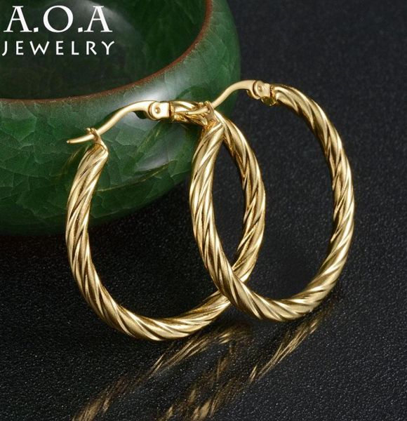 

whole stainless steel circle creole hoop earrings goldcolor bamboo hoop earrings for famale gift6738788, Golden;silver