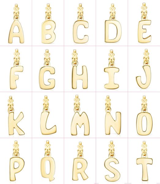 

2021 100 925 sterling silver fashion classic cute bear letter necklace pendant diy ladies necklace gift whole5855336