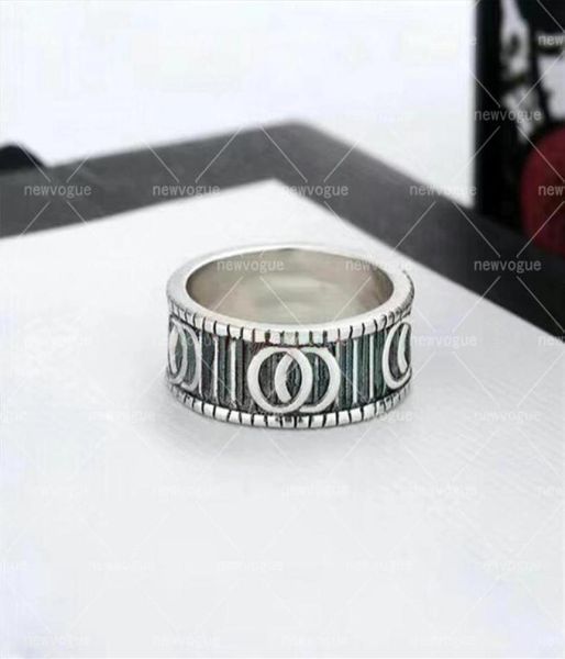 

ring width fashion brand vintage engraving couples wedding jewelry gift love rings28336572345, Silver