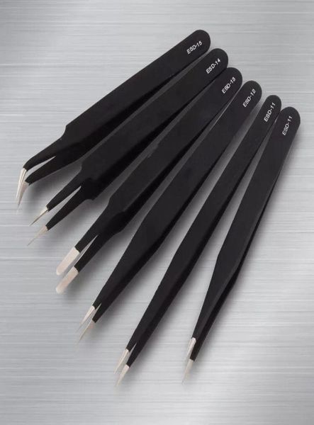 

esd stainless steel tweezers curler multi functional01232705491