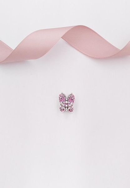 

andy jewel 925 sterling silver beads dazzling pink butterfly charm charms fits european style jewelry bracelets & necklace 797882ncc4619726, Black