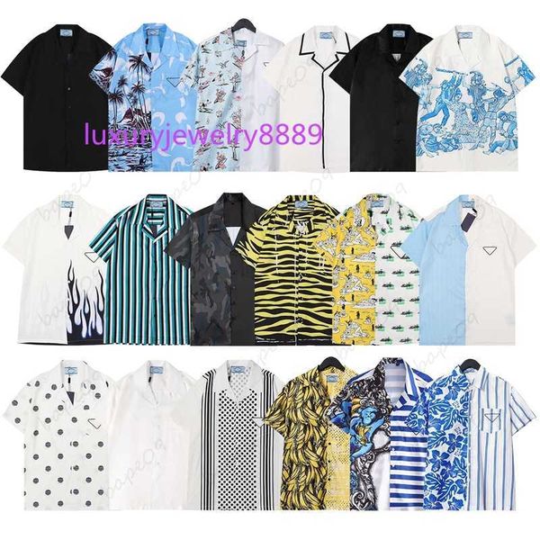 

men's casual shirts mens designer shirts summer short sleeve casual shirts fashion inverted triangle loose polos beach style breathable, White;black