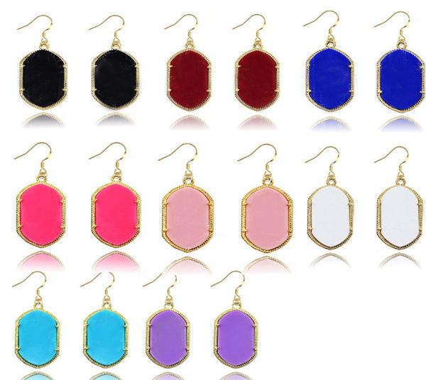 

chandelier earrings for women geometric golden plated dangles 8 colorsps15737856385, Silver