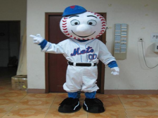 

2018 an mr met costumemr met mascot costume for to wear3361777, Red;yellow