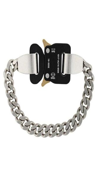 

alyx bracelet men women mixed link chain metal 1017 alyx 9sm bracelets fine steel colorfast gifts q06222986158, Golden;silver