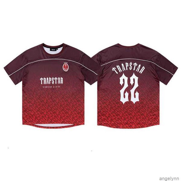 

trapstar mens football t-shirts jerseys summer casual t shirt womens streetwear short sleeve quick drying cool t-shirt v1ll, White;black