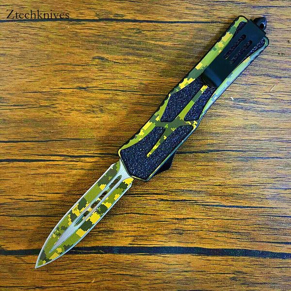 

tactical knife g10 handle stainless steel blade spring pocket clip belt clip outdoor adventures tactical situations deployable knife automat