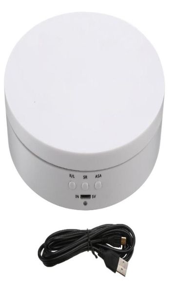 

high power electric rotating jewelry display stand base jewelry organizer turntable jewellery packaging display jewelry box4805398, Black