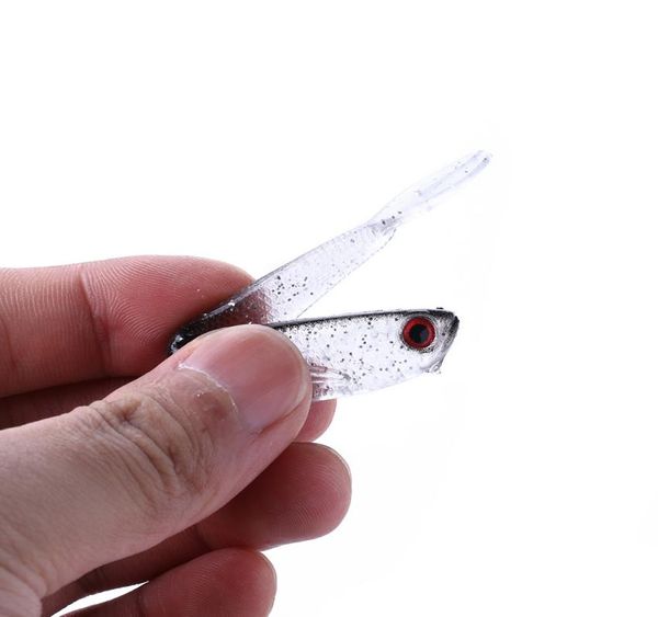 

soft rubber plastic artificial likelife fish bait 10cm 36g freshwater sticks shad laser fishing lure1590616