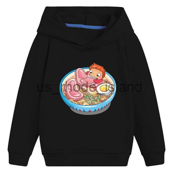 

jackets hoodies miyazaki studio ghibli ponyo anime kids hooded hoodies funny girls clothes children sweatshirts baby boys pullover kmt5413
