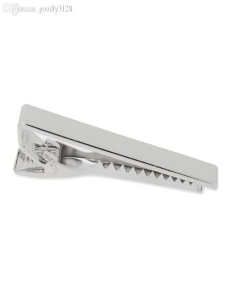 

whole2015 new silver plated tie clip pin clasp bar 51 mm silver toned wedding metal tie clips blanks for men womenc46899644670