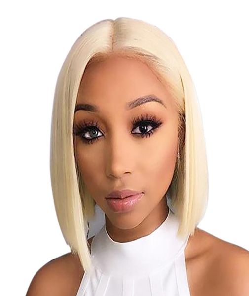 

613 short bob lace front human hair wig hd transparent lace frontal wig for black women brazilian remy hair 150 density6058981
