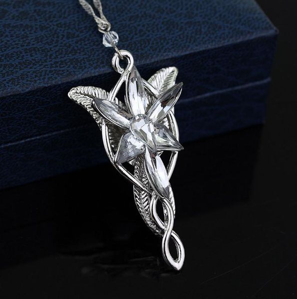 

crystal pendant jewelry twilight star princess necklace lord of the rings wizard princess wedding pendant necklaces ps00605240056, Silver