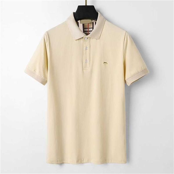 

summer designer polo shirt bb men tshirt womens luxury designers for letter polos embroidery tshirts clothing short sleeved large tees k4jb, White;black
