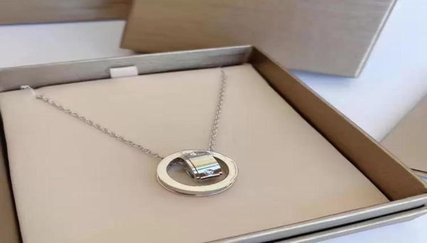 

designers necklace luxurys women039s jewelry classic transfer bead necklaces diamond lucky clavicle chain simple temperament co5476572, Silver