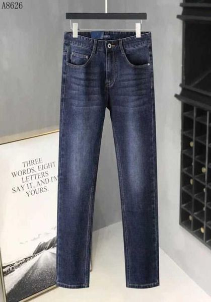 

jeans men039s 2022 highend autumn and winter men039s jeans casual denim trousers loose straight2d297561833, Blue