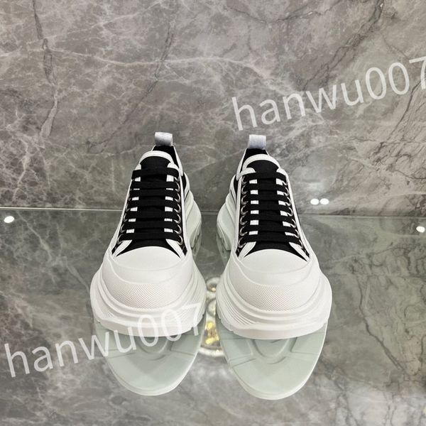 

2023 luxury designer stage shoe increased casual shoes fashionable sports platform mens womens white lace up alexander sneakers xsd230424, Black
