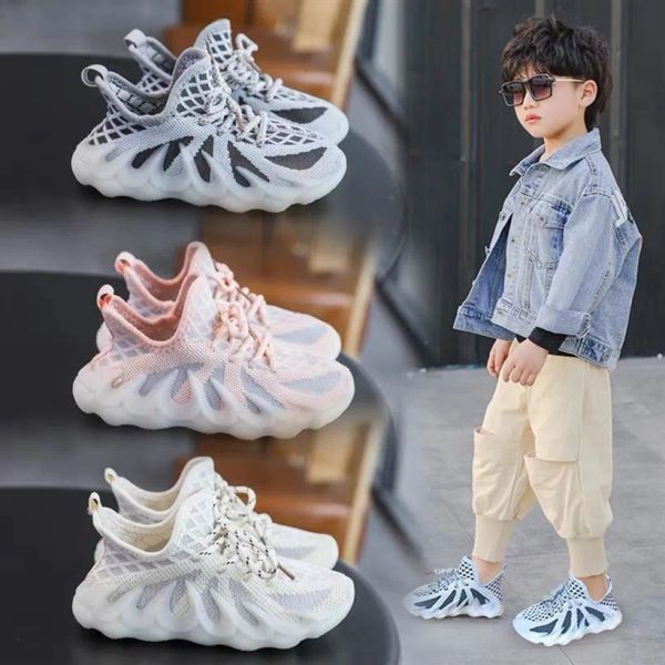 

5 colors kids designer athletic sport shoes children boys girls casual running basketball shoes child outdoor sneakers breathable295d, Black