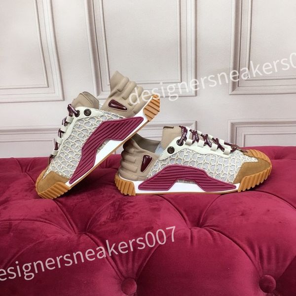 

2023 new casual shoes designe womens running shoes platform women men for leather sneaker trainer trainers triple white sneakers hc210815, Black