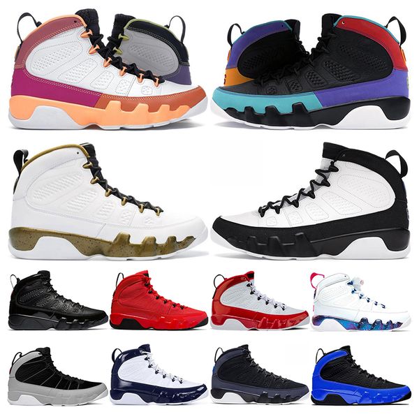 

2023 9s basketball shoes anthracite black white bred patent change the world chile red gym red racer blue reflective mens outdoor sports sho