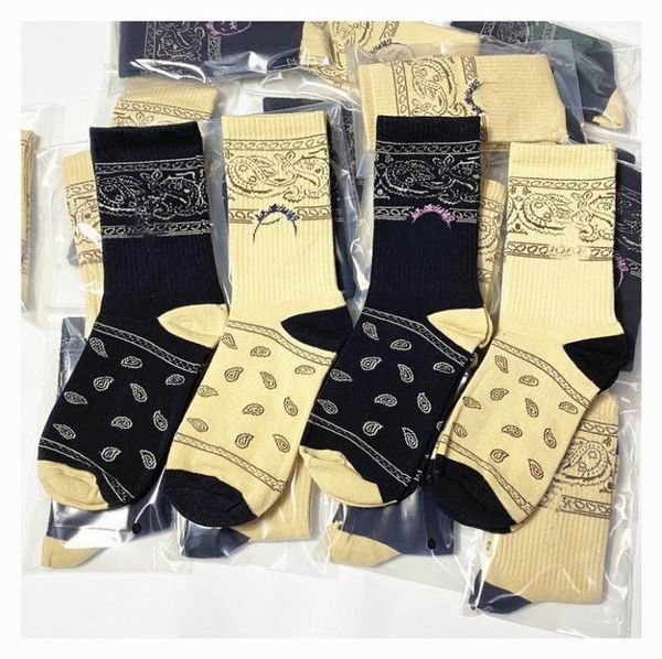 

designer cashew flower socks spoof face street sports stockings hiphop skateboard sock one size4366669, Black