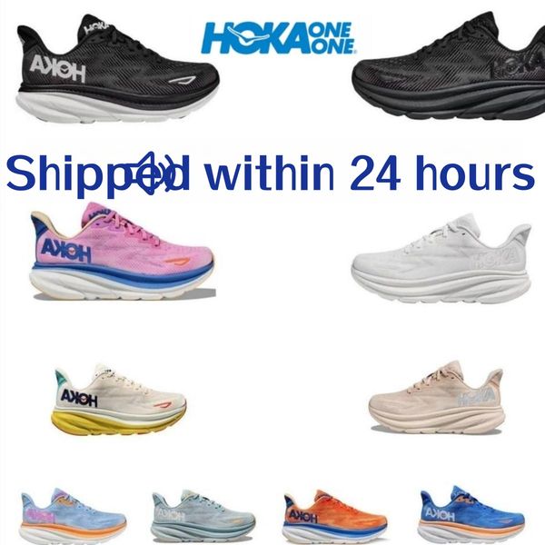 

designer bondi 8 clifton 9 sports hoka liberty running shoes white pink sneakers